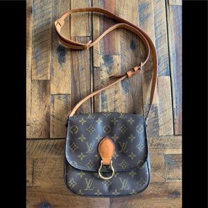 Louis VUITTON Saint Cloud Monogram Leather PM